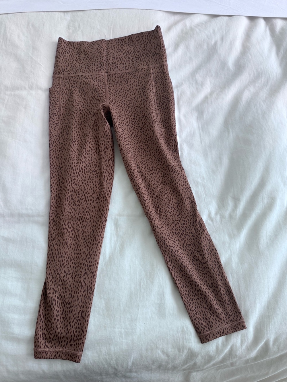Athleta Brown Speckled Leggings XS